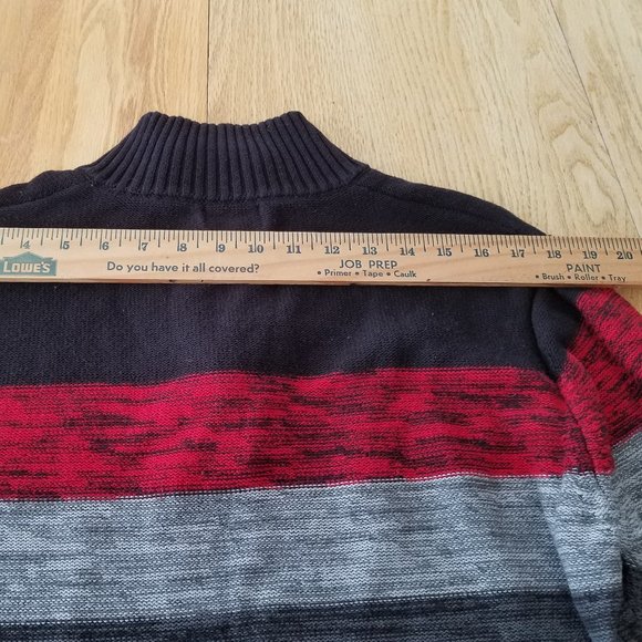 Carbon Men's Sweater, Quarter Zip Pullover, Sz Small - Picture 10 of 10